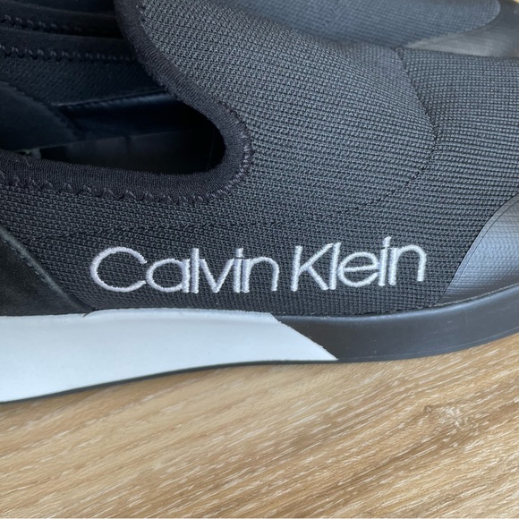 COPY - Calvin Klein Black Slip-on Knit Sneakers - Picture 6 of 9